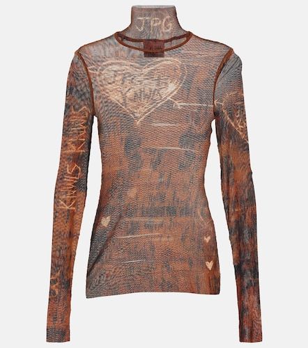 X KNWLS - Top in mesh - Jean Paul Gaultier - Modalova