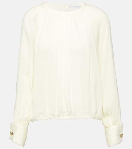 Max Mara Narvel silk crÃªpe top - Max Mara - Modalova