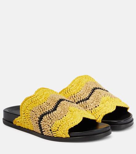 X No Vacancy Inn Fussbett raffia-effect slides - Marni - Modalova