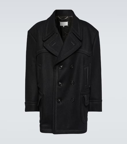 Maison Margiela Wool-blend peacoat - Maison Margiela - Modalova