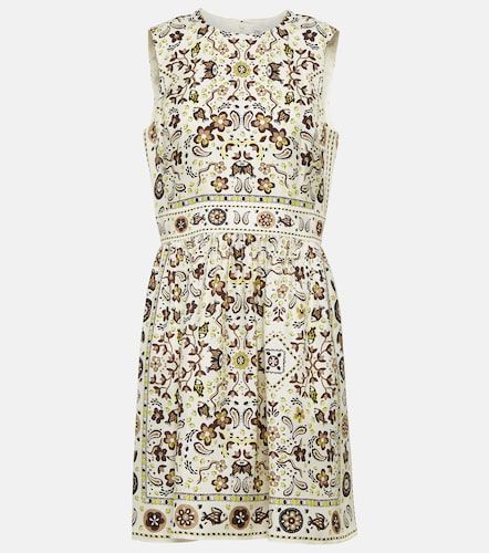 Miniabito in seta con stampa - Tory Burch - Modalova