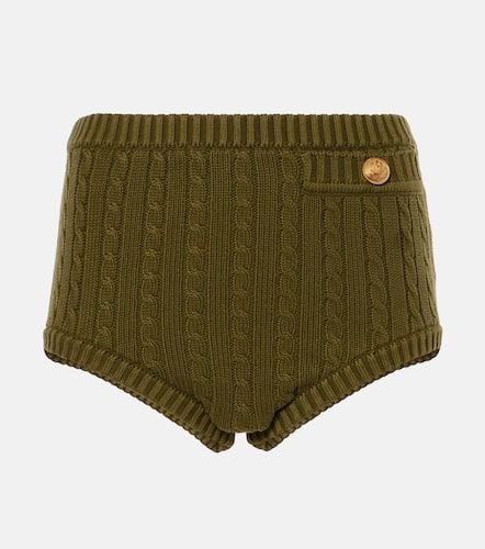 ChloÃ© Cable-knit cotton-blend shorts - Chloe - Modalova