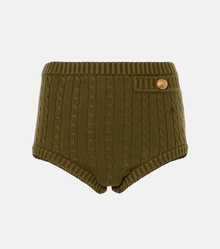 ChloÃ© Cable-knit cotton-blend shorts - Chloe - Modalova