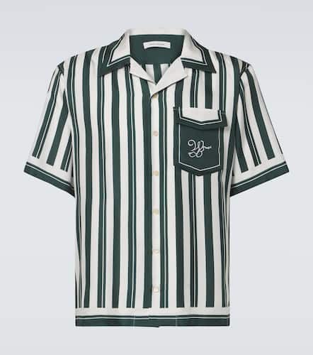 June striped silk bowling shirt - Wales Bonner - Modalova