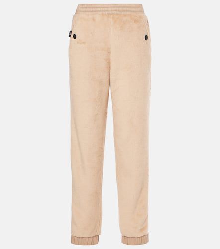 Faux fur sweatpants - Moncler Grenoble - Modalova