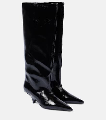 Patent leather knee-high boots - Toteme - Modalova