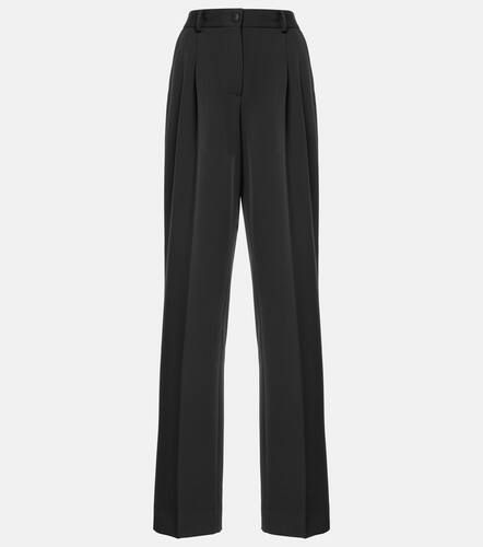 Wool and silk wide-leg pants - Dolce&Gabbana - Modalova