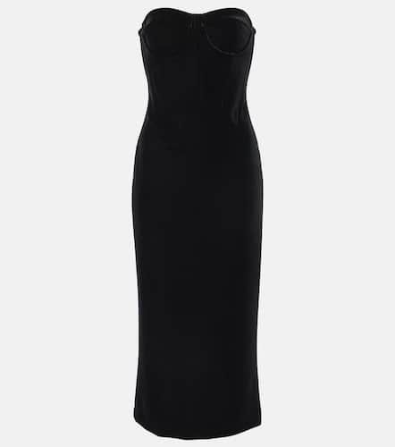 Sportmax Abito bustier in velluto - Sportmax - Modalova