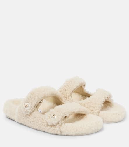 Fayence shearling sandals - Jimmy Choo - Modalova