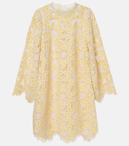 Floral lace cotton minidress - Zimmermann - Modalova