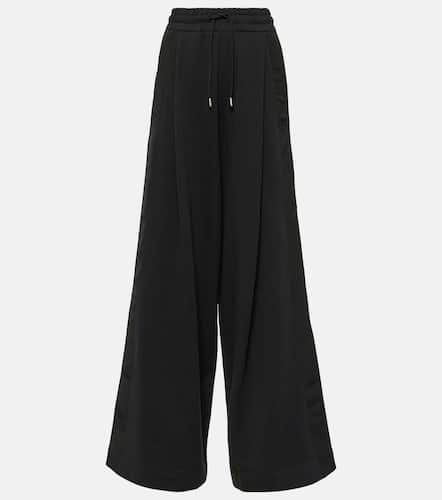 Cotton jersey wide-leg sweatpants - Dries Van Noten - Modalova