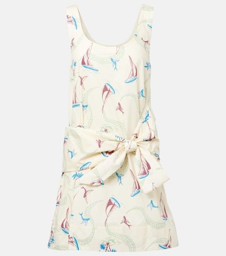 Vestido corto de algodón estampado - Rabanne - Modalova