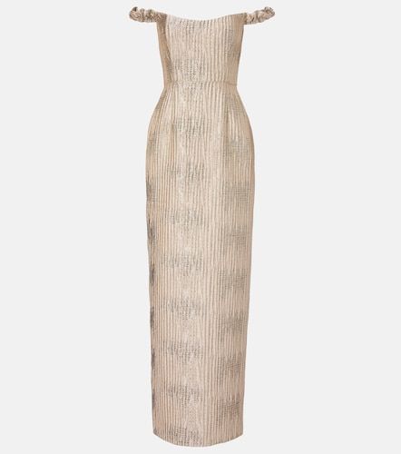 Yolanda off-shoulder brocade gown - Markarian - Modalova