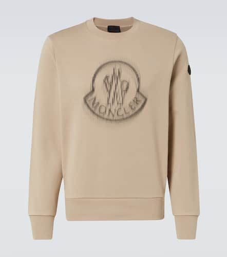 Moncler Logo cotton jersey sweater - Moncler - Modalova