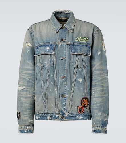 Vintage Pegasus distressed denim jacket - Amiri - Modalova