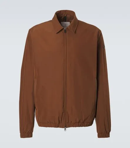 Socot leather-trimmed blouson jacket - Moncler - Modalova