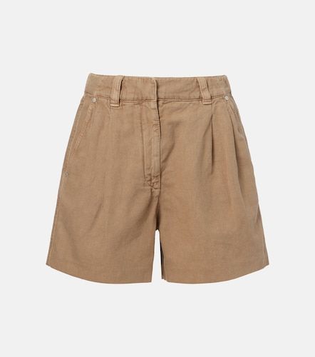 Bermuda in cotone e lino - Brunello Cucinelli - Modalova