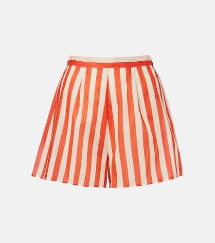 Shorts Twins de voile de algodón a rayas - Eres - Modalova