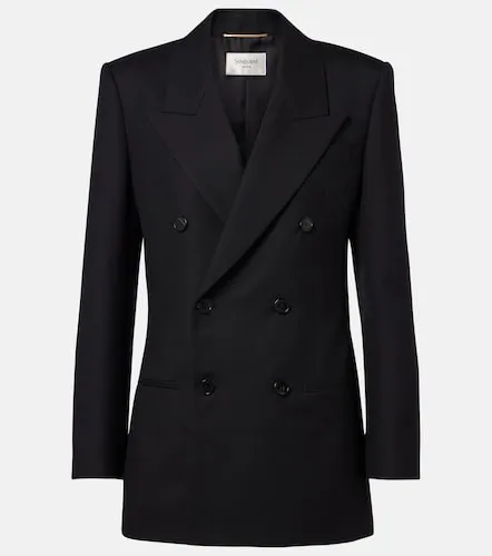 Double-breasted wool blazer - Saint Laurent - Modalova