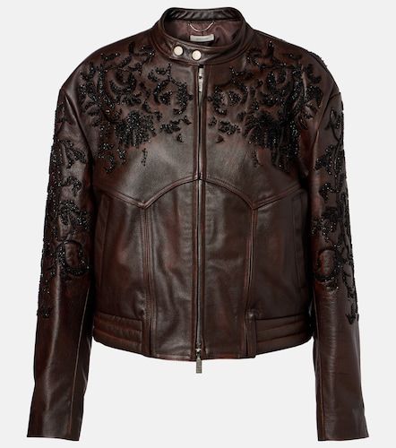 Jacques Wei Beaded leather jacket - Jacques Wei - Modalova