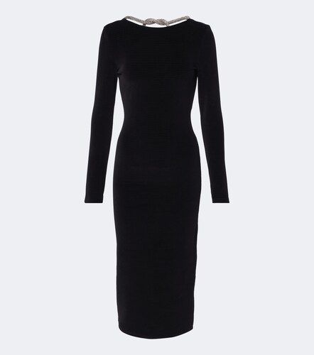 Balmain Abito midi in misto cotone - Balmain - Modalova