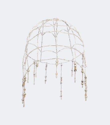 Rabanne Copricapo con perle bijoux - Rabanne - Modalova