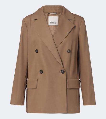 Double-breasted virgin wool blazer - 'S Max Mara - Modalova