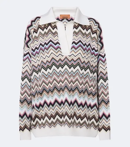 Missoni Zigzag polo sweater - Missoni - Modalova