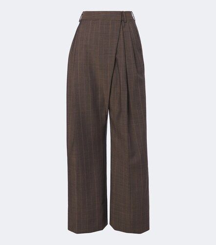 Ganni Weite Hose aus Wolle - Ganni - Modalova