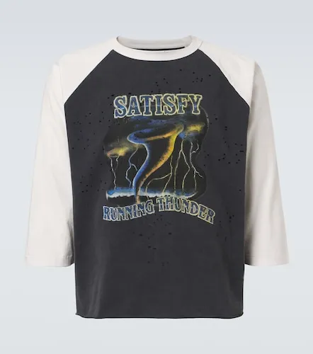 Camiseta MothTech de algodón estampada - Satisfy - Modalova