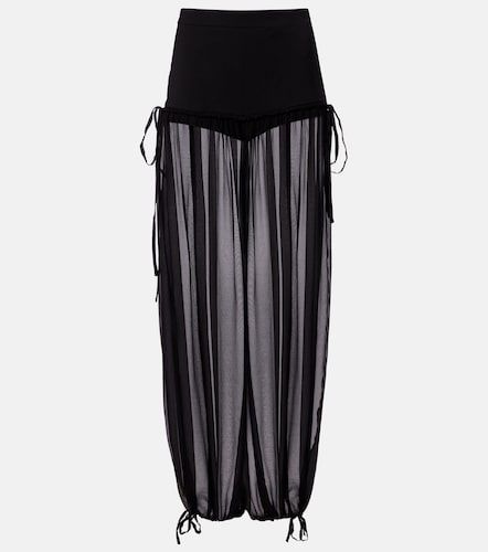 Pantaloni con mesh di seta - Nensi Dojaka - Modalova