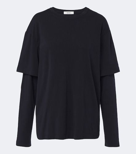 Camiseta Lois de jersey de algodón a capas - Agolde - Modalova