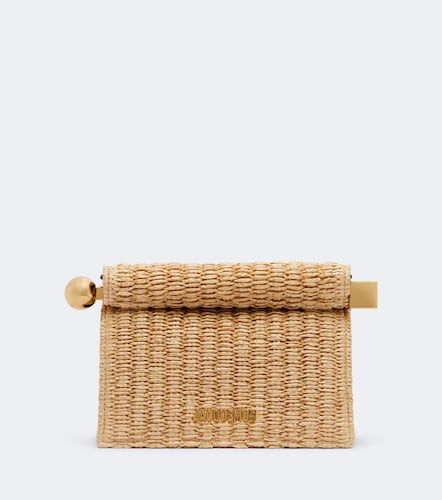 Clutch Rond Carré Small de efecto rafia - Jacquemus - Modalova