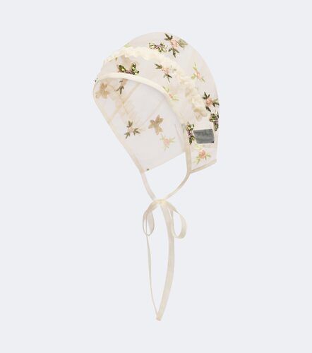 Floral embroidered embellished hood - Simone Rocha - Modalova