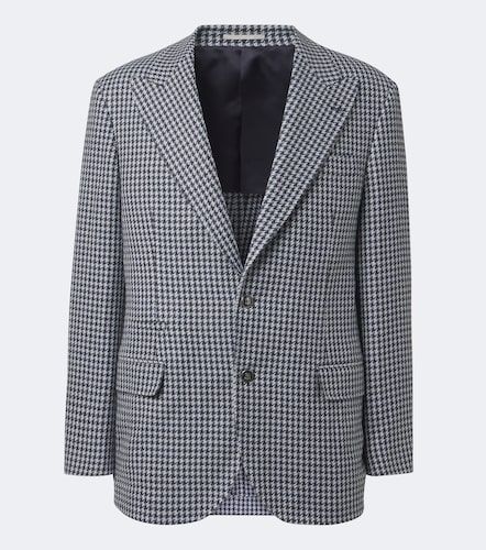 Houndstooth cashmere blazer - Brunello Cucinelli - Modalova