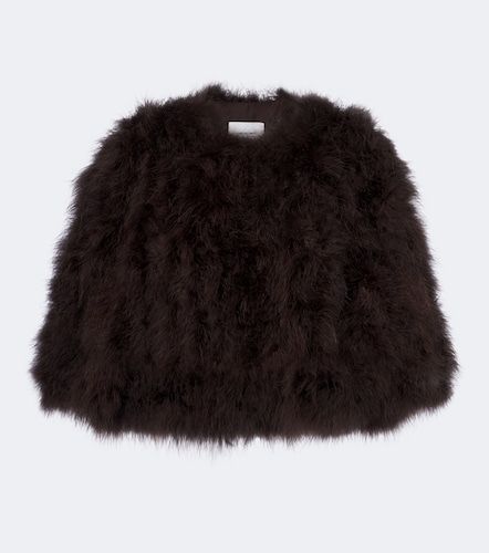 Yves Salomon Cropped feather jacket - Yves Salomon - Modalova
