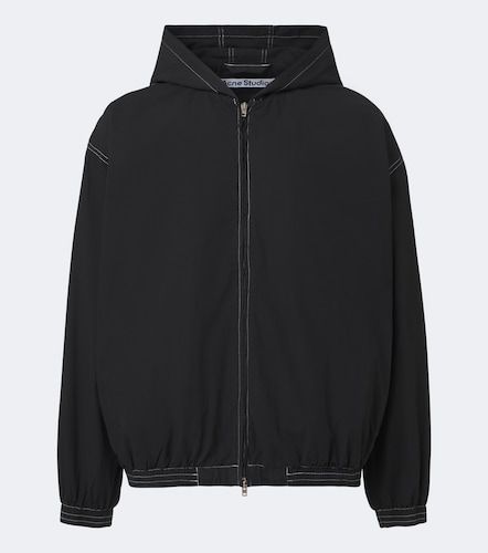 Giacca in popeline di cotone con cappuccio - Acne Studios - Modalova