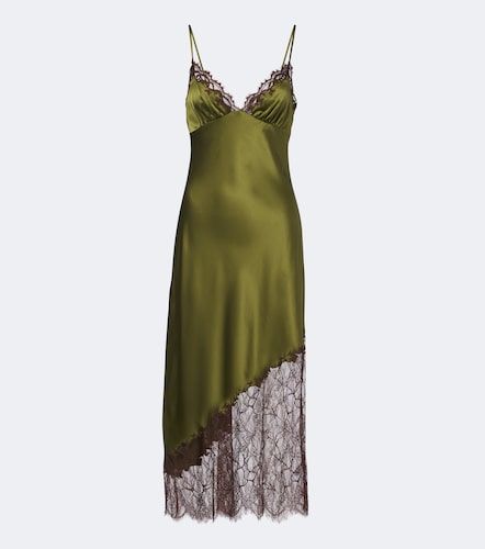 Abito sottoveste Lara in misto seta con pizzo - Staud - Modalova