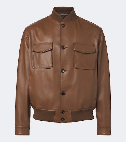 Slowear Leather bomber jacket - Slowear - Modalova