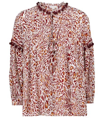 Clara leopard-print blouse - Poupette St Barth - Modalova