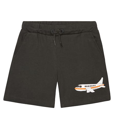 Airplane printed cotton jersey shorts - Mini Rodini - Modalova