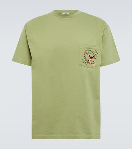 Embroidered cotton jersey T-shirt - Bode - Modalova