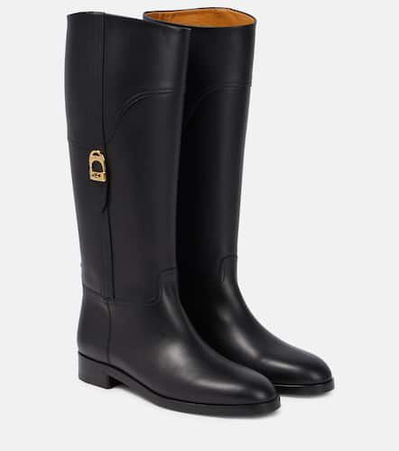 Gucci Leather knee-high boots - Gucci - Modalova