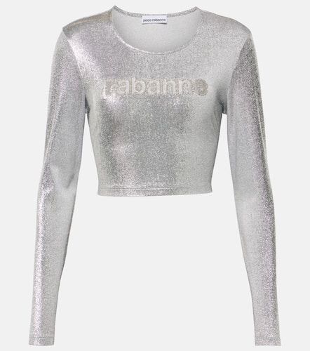 Rabanne Cropped long-sleeve top - Rabanne - Modalova