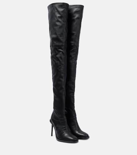 Adna over-the-knee leather boots - Ann Demeulemeester - Modalova