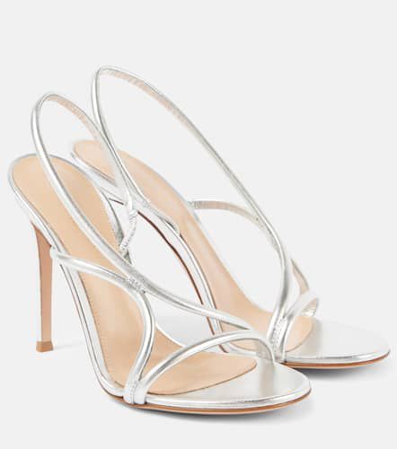 Paradise metallic leather sandals - Gianvito Rossi - Modalova