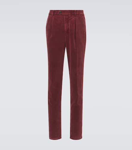 Cotton corduroy slim pants - Brunello Cucinelli - Modalova