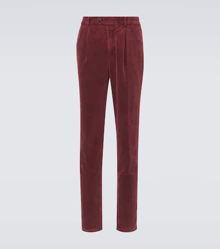 Pantalones slim de pana de algodón - Brunello Cucinelli - Modalova