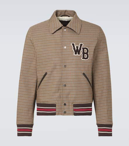 Homecoming checked varsity jacket - Wales Bonner - Modalova