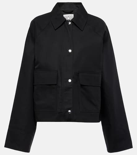 Single-breasted cotton jacket - Toteme - Modalova